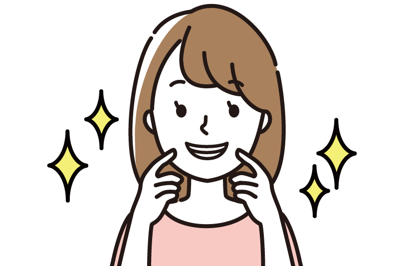 ホワイトニングイラスト